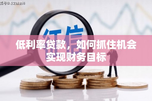 南浔低利率贷款，如何抓住机会实现财务目标