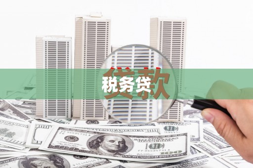 南浔税务贷