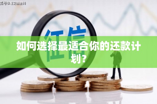 南浔如何选择最适合你的还款计划？