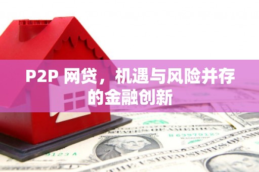 南浔P2P 网贷，机遇与风险并存的金融创新