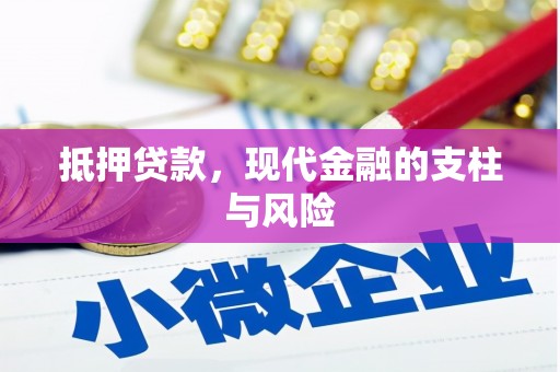 南浔抵押贷款，现代金融的支柱与风险